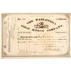 Image 1 : Dahlonega Gold Mining Company Stock Certificate 2