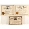 Image 1 : Four Maine Silver Mining Company Stock Certificates