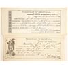 Image 1 : Two 1860s Montana Territory Mining Claim Documents