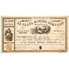 Image 1 : La Plata Mining Company Stock Certificate, Gold Hill, Nevada Territory
