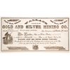 Image 1 : Wallace Gold & Silver Mining Co. Stock Certificate, Indian District, Nevada Territory, 1863