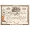 Image 1 : Old Dominion Mining Co. of Nevada Stock Certificate, Hot Creek, NV, 1867
