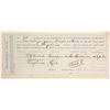 Image 1 : Virginia & Truckee Railroad Receipt for Bullion Transport, 1876