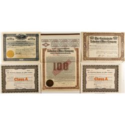 Mexican Mining Stock Certificates