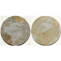 Chadwick Bros. Mill Token, Bacon, TX