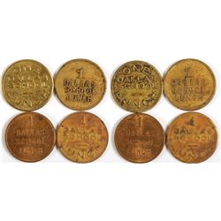 Dallas School Lunch Tokens, Dallas, TX (4)