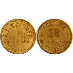 JL Kocurek Token, Dime Box, TX