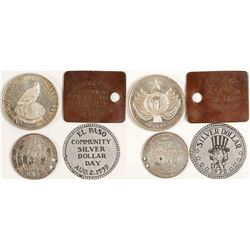 4 Different El Paso, TX, Tokens