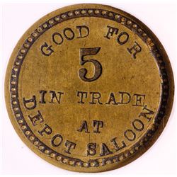 Depot Saloon Token, Flatonia, TX