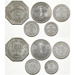 Grogan Manfacturing Co. Tokens, Gladstell, TX