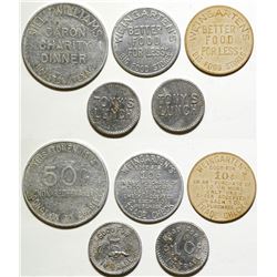 Houston, Texas Tokens (5 Different)