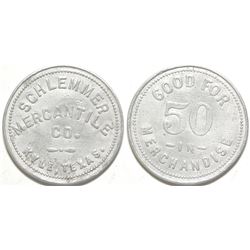 Schlemmer Mercantile Co. Token, Kyle, TX