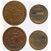 Image 1 : Mac's Hobby Shop & Western Fire & Indemnity Co. Tokens, Lubbock, TX
