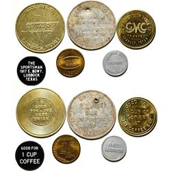 Six Lubbock, TX Tokens