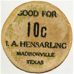 A. Hensarling Token, Madisonville, TX