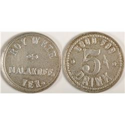 Roy Weir Token, Malakoff, TX