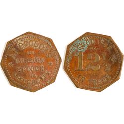 Droddy's Mission Saloon Token, Refugio, TX