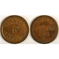C. P. L. Co. Token, Refugio, TX