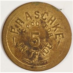 P. Haschke Token, Winchester, TX (5c)