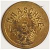 Image 1 : P. Haschke Token, Winchester, TX (5c)