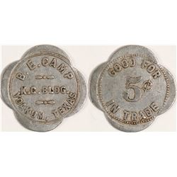 BE Camp Token, Yoakum, Tx