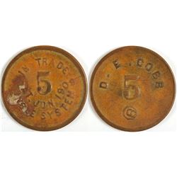Two Yoakum, TX Tokens