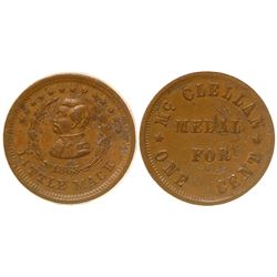 McClellan Political Token