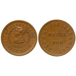 McClellan Political Token