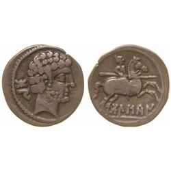 Romano-Celtiberian Drachm from Osca