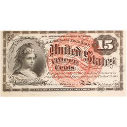 15 Cents Fourth Issue Fractional Currency