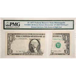 Error Note $1 Federal Reserve Note