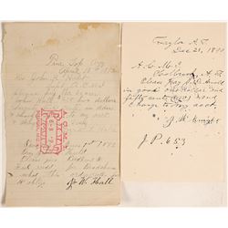 Two Pieces of 1890s Arizona Mormon Scrip