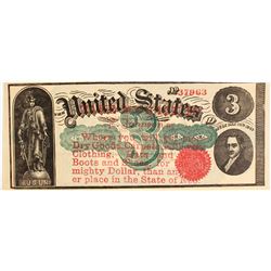 F. Johnson Dry Goods Advertising Note