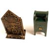 Image 1 : 2 Old Metal Coin Banks