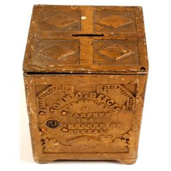 Cast Iron Vault Coin Bank