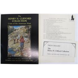 Henry Clifford Collection, Bowers and Ruddy Catalog and Prices Realized