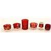 Image 1 : Pan American Expo Ruby Cut Glass Souvenirs
