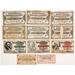 Exposition Tickets: Chicago World's Fair and Centennial Exposition