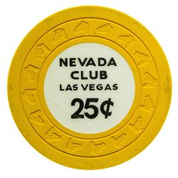 Nevada Club Las Vegas 25c Gaming Chip