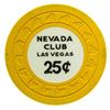 Image 1 : Nevada Club Las Vegas 25c Gaming Chip