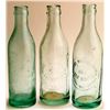 Image 1 : Three Crown Top Crystal Soda Bottles, Tucson, Arizona