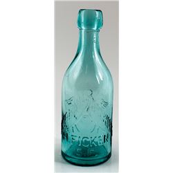 California Soda Works, H. Ficken Bottle, San Francisco