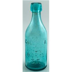 Columbia Soda Works Bottle, San Francisco