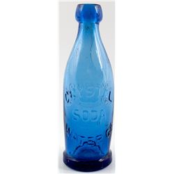 Crystal Water Co. Soda Bottle, San Francisco