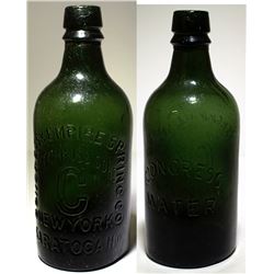 Congress & Empire Spring Co. Mineral Water Bottle