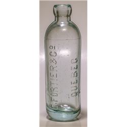 Quebec Aqua Hutch Soda Bottle