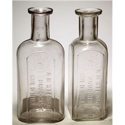 Two A. B Stewart & Co. Bottles (Gold Hill, Nevada)