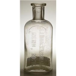 S. J. Hodgkinson & Co. Drug Bottle, Reno, Nevada