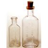 Image 1 : Two The Cann Drug Co. Drug Bottles, Reno, Nevada