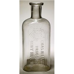 Chas. M Fassitt (With Monogram) Bottle, Ruby Hill, Nevada